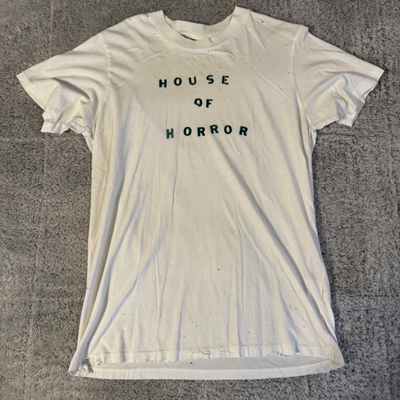 Rare One-Off Distressed Local Boogeyman "House of Horror" Tee Mens Medium - Picture 2 of 4